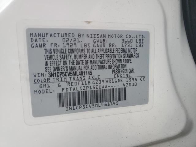 2021 NISSAN KICKS SV - 3N1CP5CV5ML481145