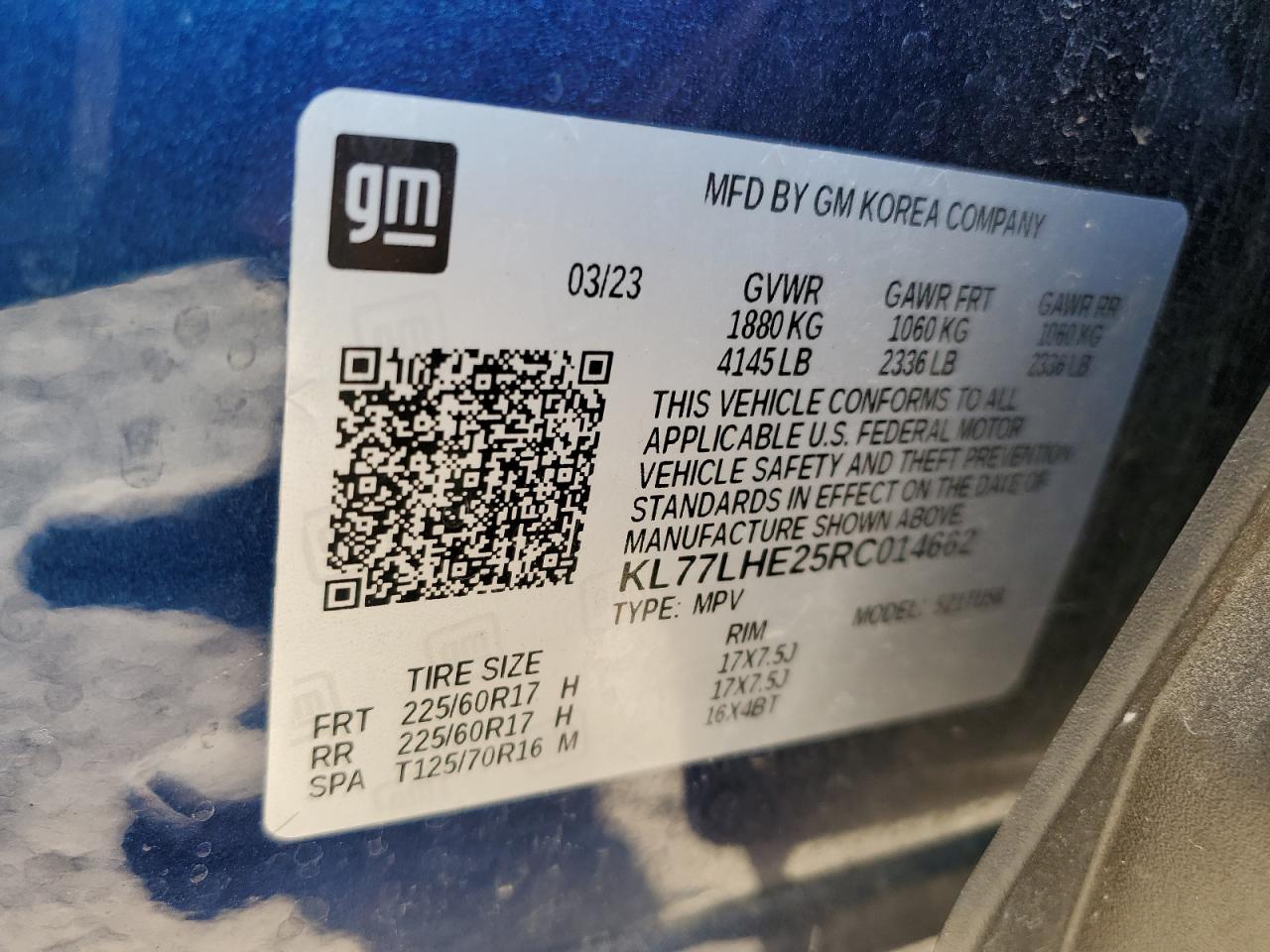 Chevrolet Trax 1lt 2024