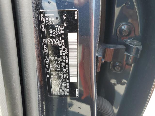 2018 VOLVO XC60 T5 MO YV4102RK7J1085836