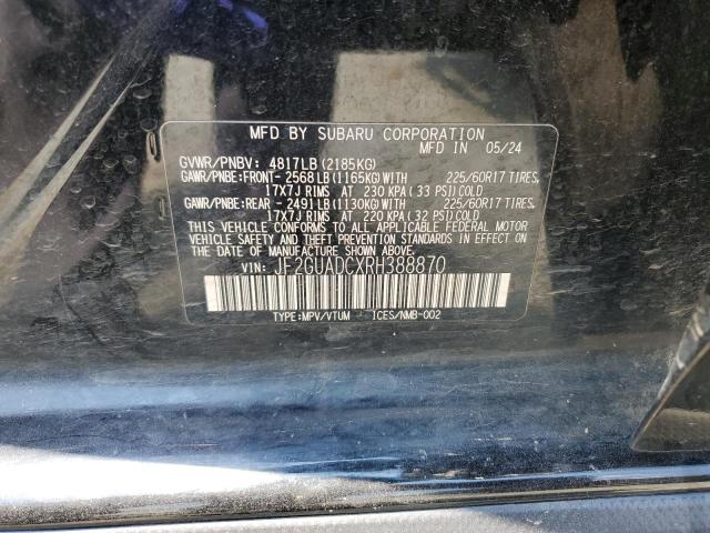 2024 SUBARU CROSSTREK - JF2GUADCXRH388870