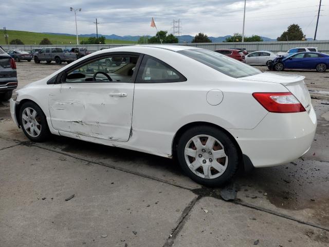 HONDA CIVIC LX 2007 white  gas 2HGFG12677H534097 photo #3