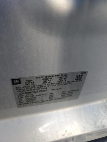 2016 CHEVROLET TAHOE K150 - 1GNSKBKC0GR305291