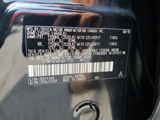 2015 TOYOTA RAV4 XLE - 2T3RFREV6FW371733