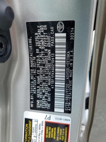 2016 TOYOTA CAMRY LE 4T1BF1FK4GU210413