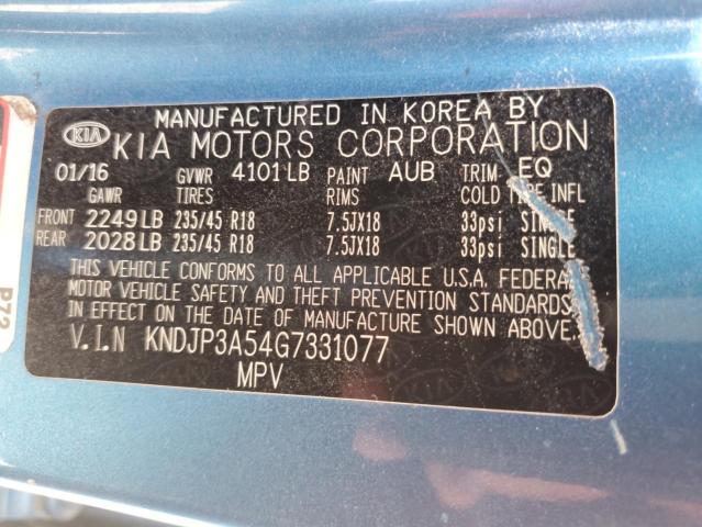 2016 KIA SOUL + - KNDJP3A54G7331077