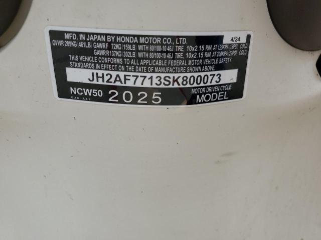 2025 HONDA NCW50 JH2AF7713SK800073
