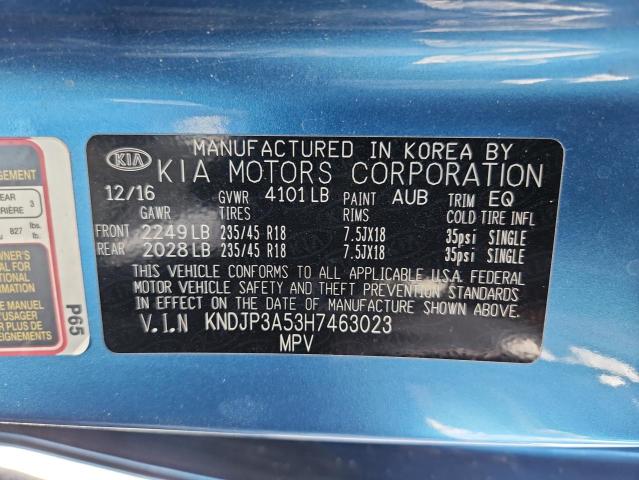 2017 KIA SOUL + KNDJP3A53H7463023