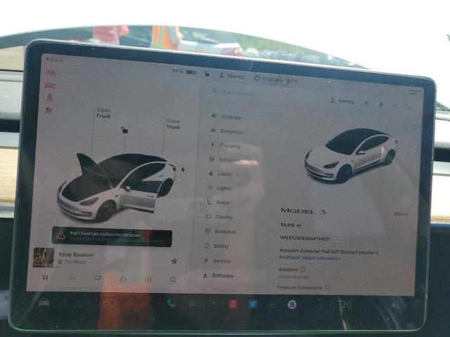 2022 TESLA MODEL 3 5YJ3E1EA9NF114531