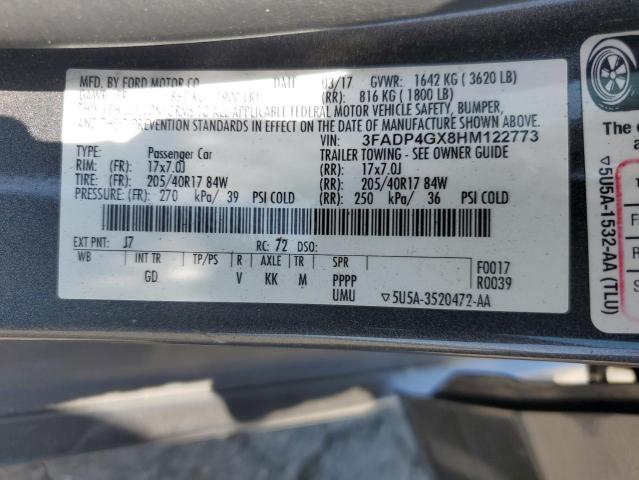 2017 FORD FIESTA ST - 3FADP4GX8HM122773