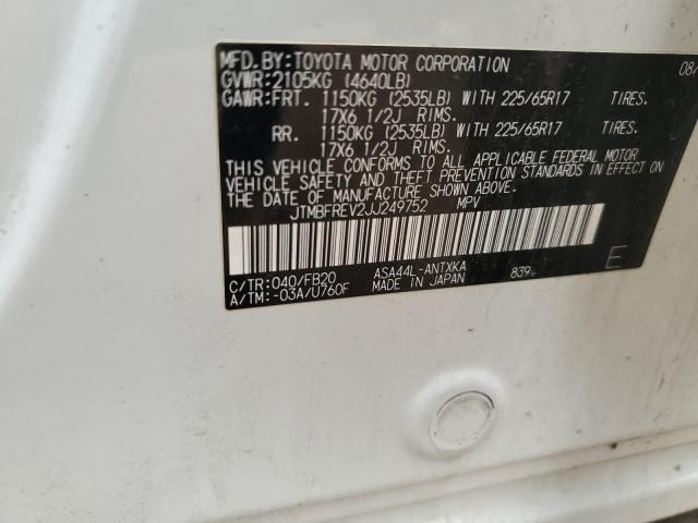 2018 TOYOTA RAV4 LE - JTMBFREV2JJ249752