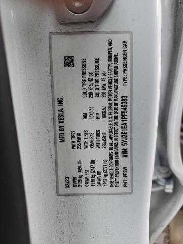 2023 TESLA MODEL 3 5YJ3E1EA1PF545383