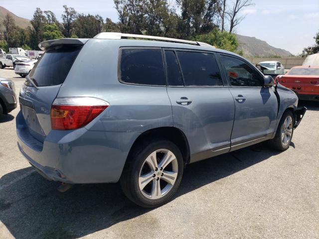 TOYOTA HIGHLANDER 2009 blue  gas JTEDS43A892081379 photo #4