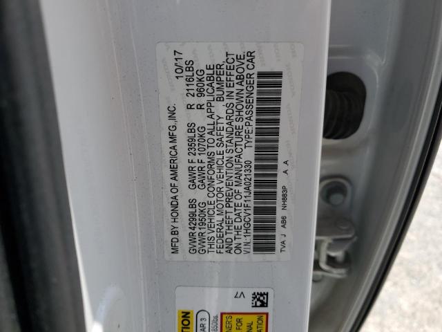 2018 HONDA ACCORD LX 1HGCV1F11JA021330