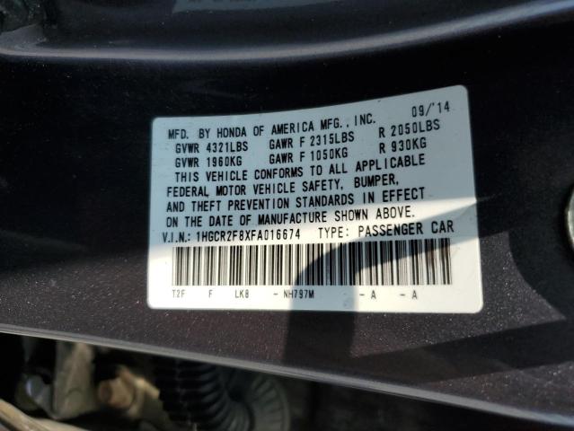 2015 HONDA ACCORD EXL - 1HGCR2F8XFA016674