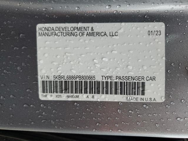2023 HONDA ODYSSEY TO 5KBRL6886PB800665