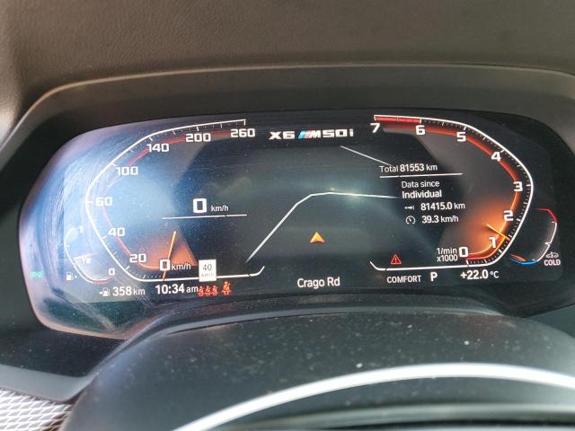 2021 BMW X6 M50I 5UXCY8C09M9E24280