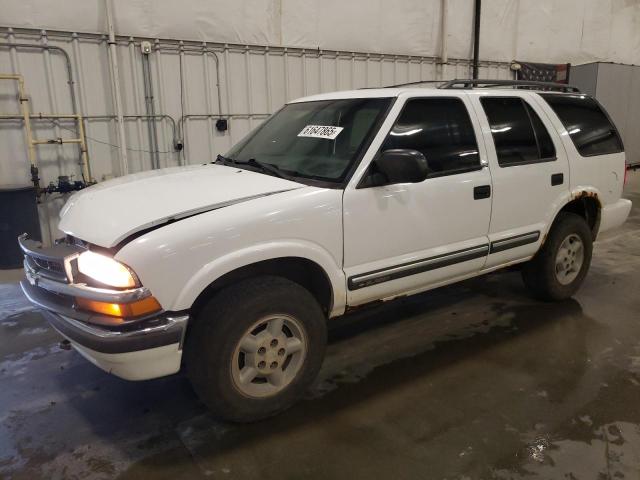 CHEVROLET BLAZER 2000 white  gas 1GNDT13W6Y2407049 photo #1