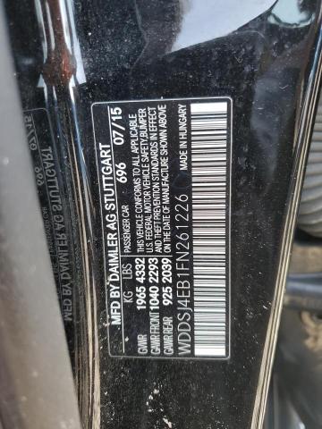 2015 MERCEDES-BENZ CLA 250 - WDDSJ4EB1FN261226