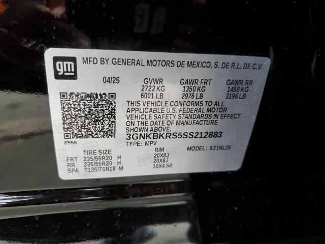 2025 CHEVROLET BLAZER RS - 3GNKBKRS5SS212883