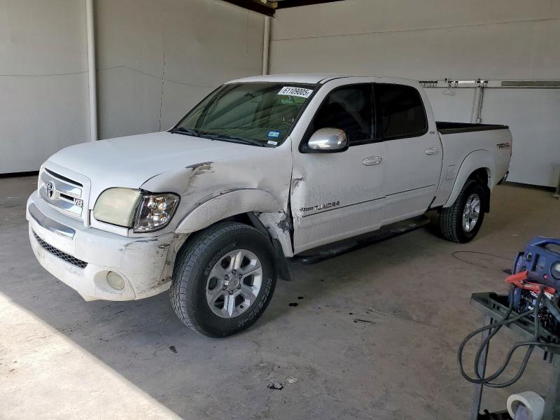TOYOTA TUNDRA DOU 2004 white  gas 5TBDT44184S464250 photo #1