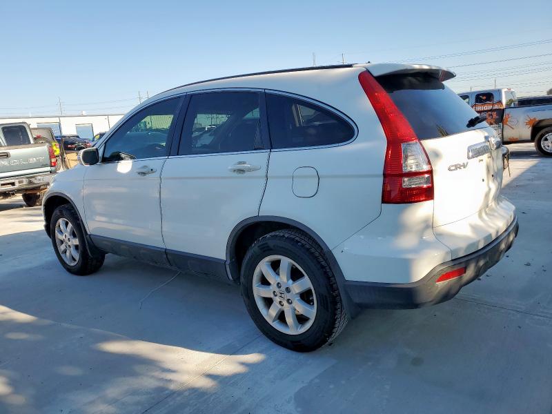 HONDA CR-V EXL 2009 white  gas JHLRE38769C006377 photo #3