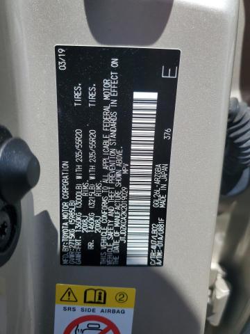 2019 LEXUS RX 350 L JTJDZKCA2K2019029