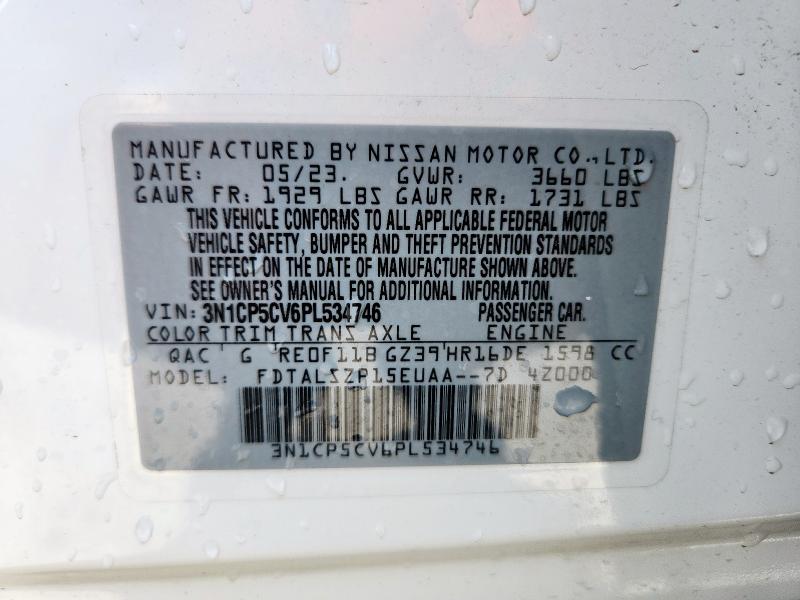 2023 NISSAN KICKS SV - 3N1CP5CV6PL534746