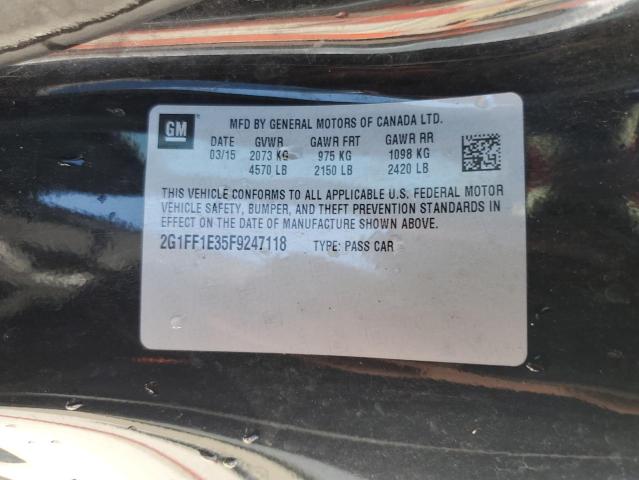 2015 CHEVROLET CAMARO LT 2G1FF1E35F9247118