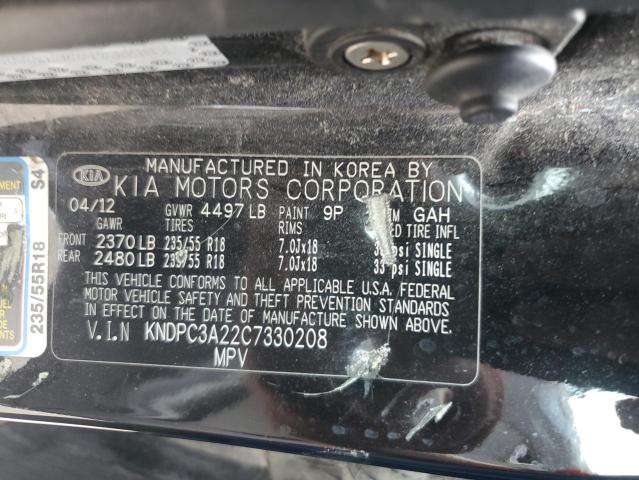 2012 KIA SPORTAGE E - KNDPC3A22C7330208