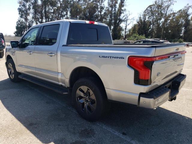 FORD F150 LIGHT 2023 silver  electric 1FT6W1EVXPWG52652 photo #3