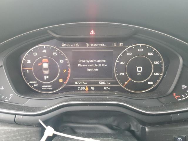 2019 AUDI A4 PREMIUM WAUENAF48KN013458