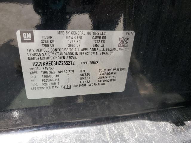 2017 CHEVROLET SILVERADO - 1GCVKREC3HZ255272