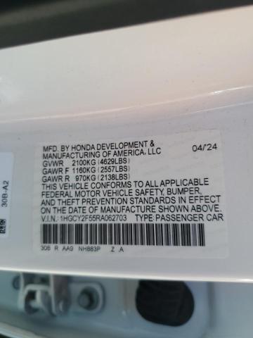 2024 HONDA ACCORD HYB - 1HGCY2F55RA062703