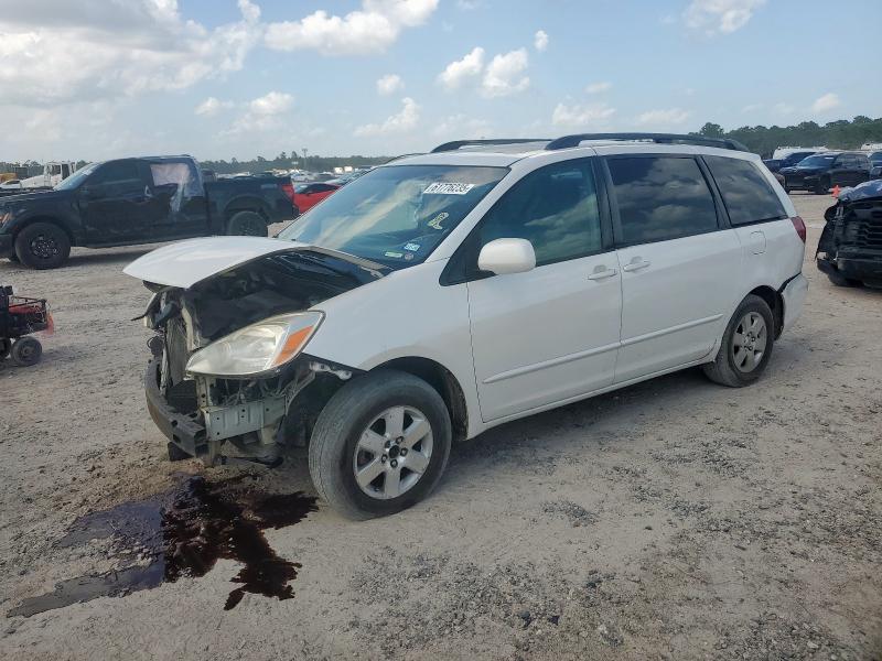 TOYOTA SIENNA XLE 2005 white  gas 5TDZA22C45S261773 photo #1