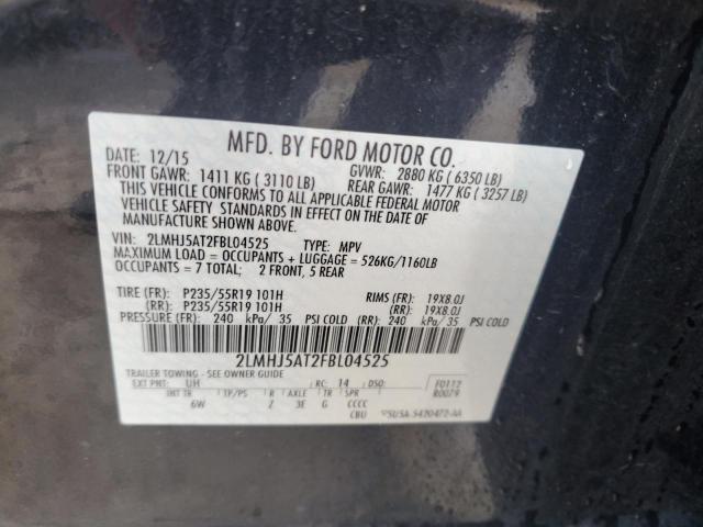 2015 LINCOLN MKT 2LMHJ5AT2FBL04525
