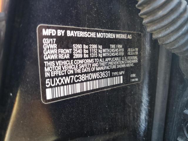 2017 BMW X4 XDRIVEM 5UXXW7C38H0W63631