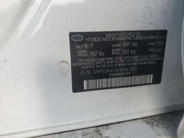 2017 HYUNDAI SONATA SPORT 5NPE34AF6HH547831