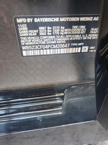 2023 BMW IX XDRIVE5 WB523CF04PCM20647