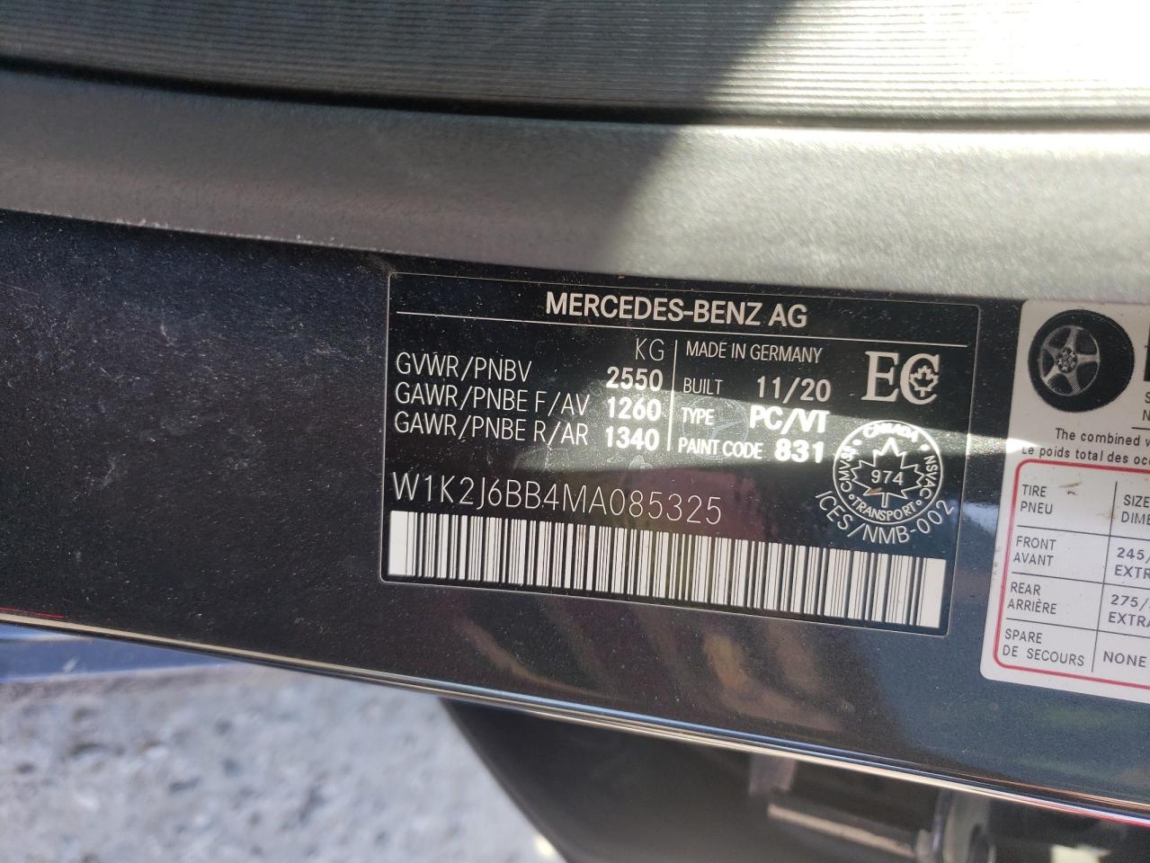 MERCEDES-BENZ CLS-CLASS AMG 53 4MATIC