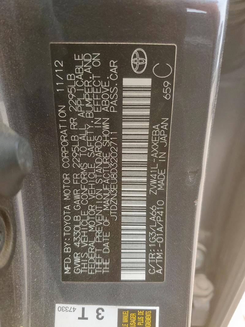 2013 TOYOTA PRIUS V - JTDZN3EU8D3202711