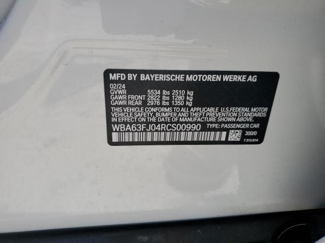 2024 BMW 540 XI WBA63FJ04RCS00990