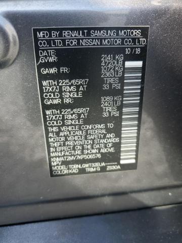 2019 NISSAN ROGUE S - KNMAT2MV7KP506576