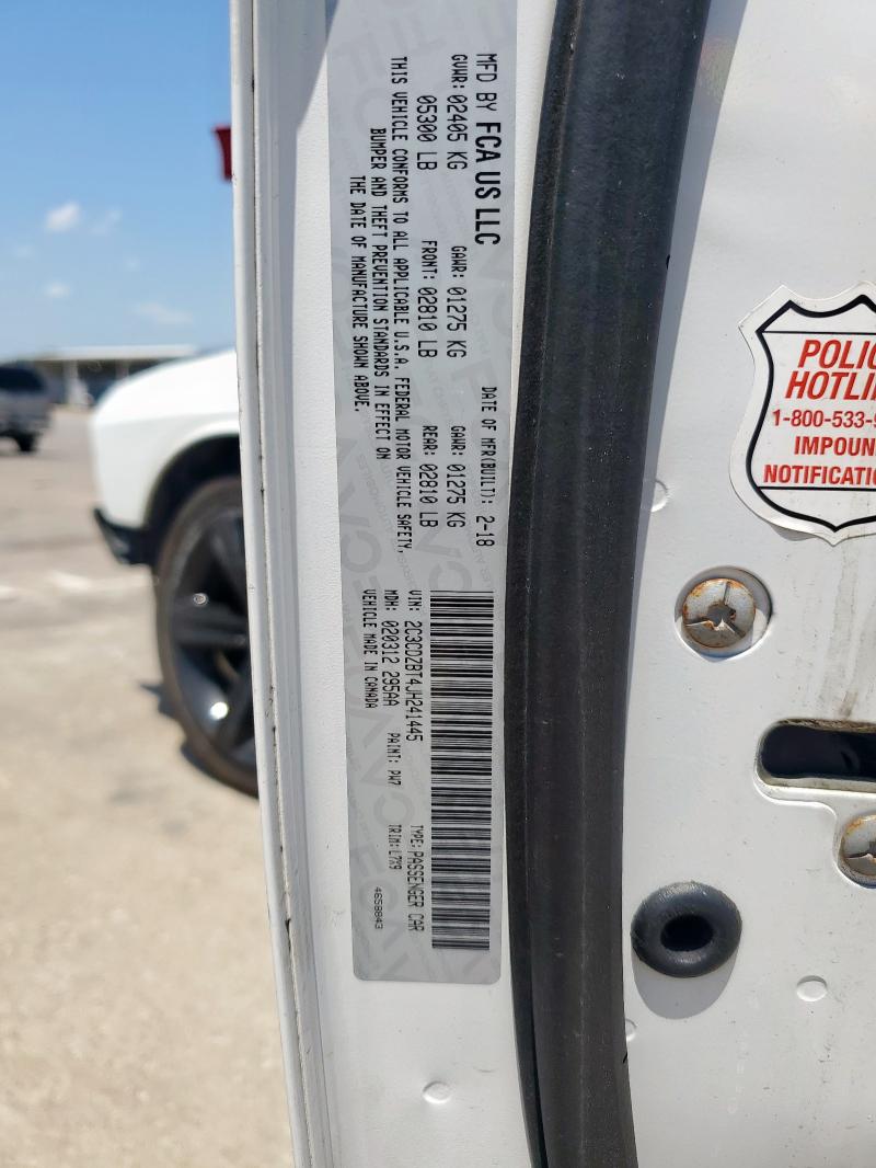 2018 DODGE CHALLENGER - 2C3CDZBT4JH241445