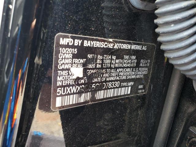 2016 BMW X3 XDRIVE2 - 5UXWX9C55G0D78330