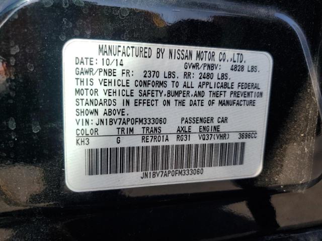 2015 INFINITI Q50 BASE JN1BV7AP0FM333060