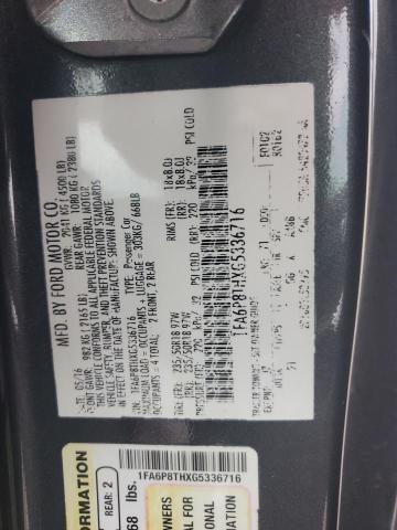 2016 FORD MUSTANG - 1FA6P8THXG5336716