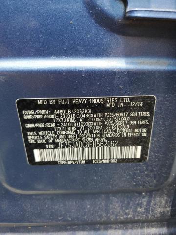 2015 SUBARU FORESTER 2 - JF2SJADC8FH562062