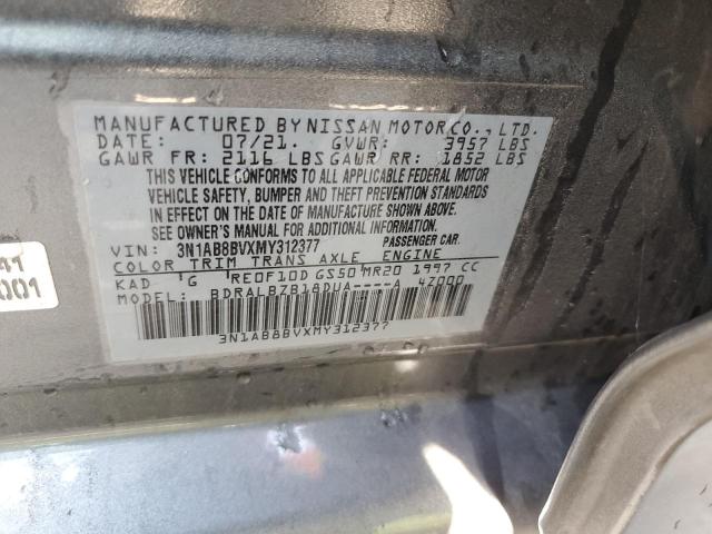 2021 NISSAN SENTRA S - 3N1AB8BVXMY312377