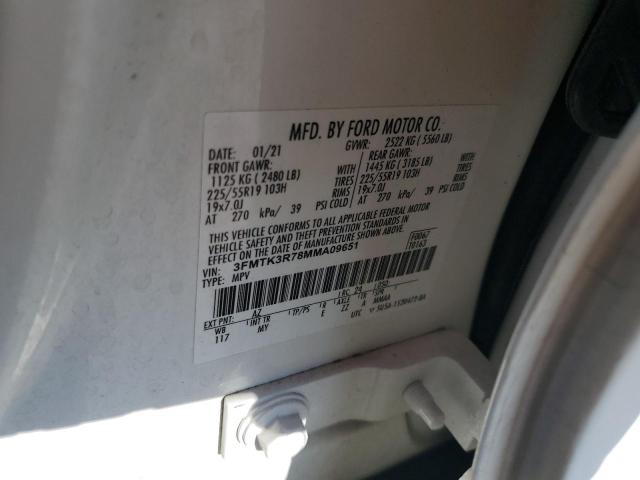 2021 FORD MUSTANG MA 3FMTK3R78MMA09651