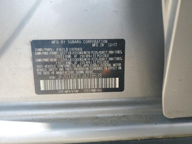 2018 SUBARU CROSSTREK JF2GTADC1J8278538